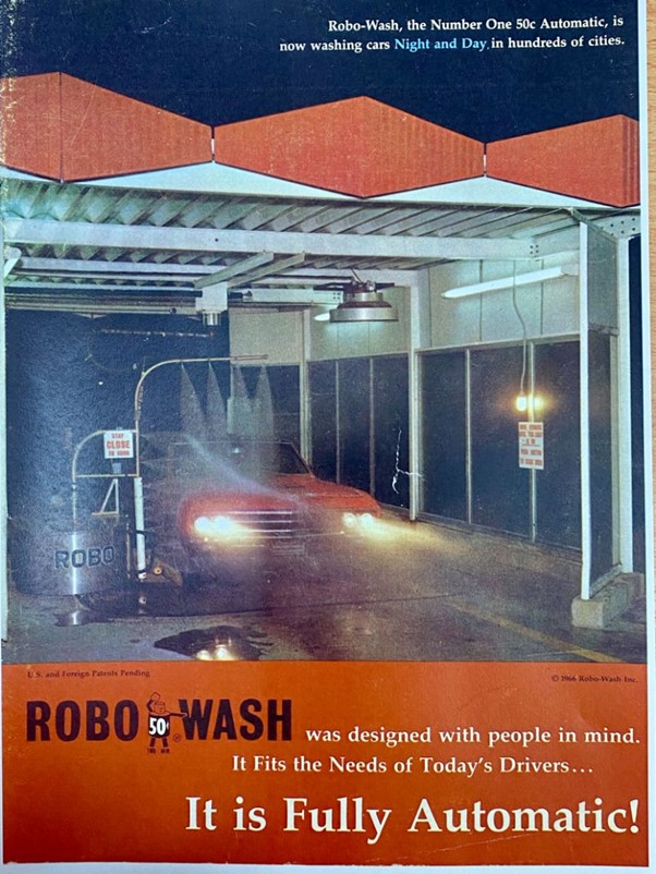 Vintage Car Wash Snapshot