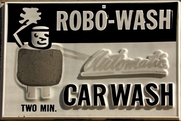 Vintage Car Wash Snapshot